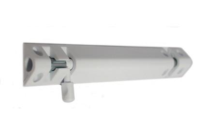 white glide bolt with a white background