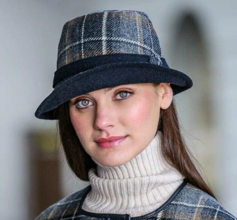 Clodagh Black Hat tweed