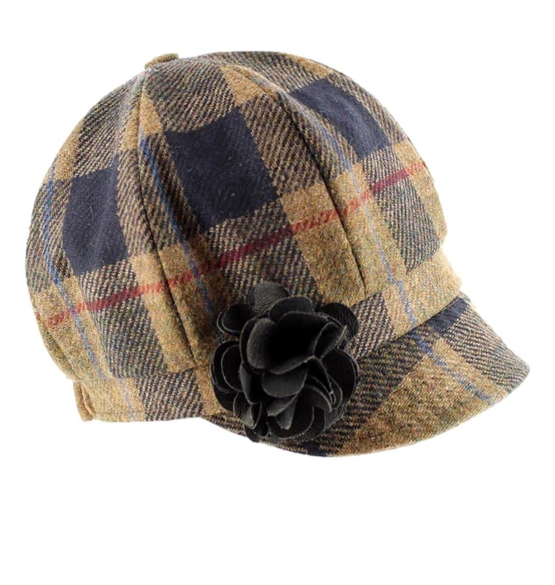 news boy hat tweed