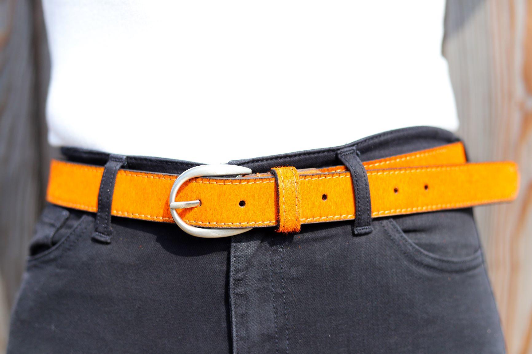 Orange Belt Leather
