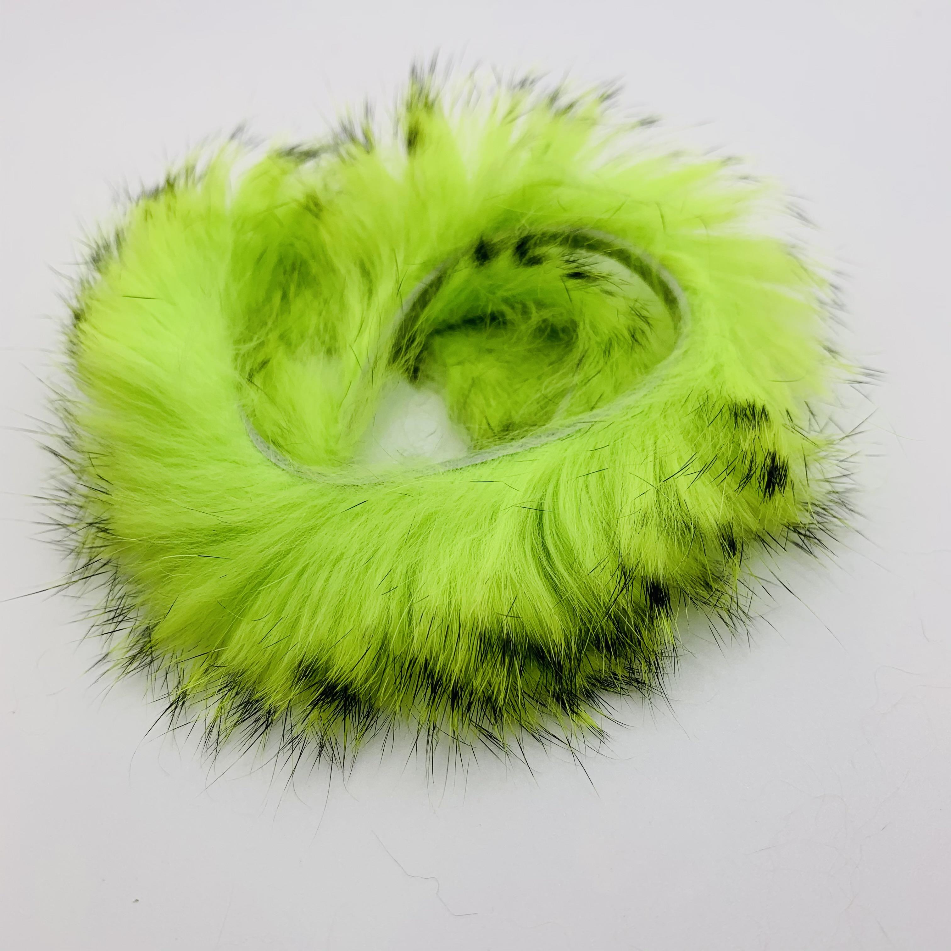 Single Hook with Chartreuse Feather