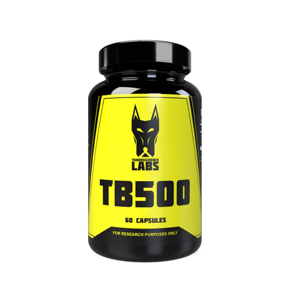 TB 500 capsules, made by Thoroughbred Labs, available to buy from Sport Supplements Plymouth.