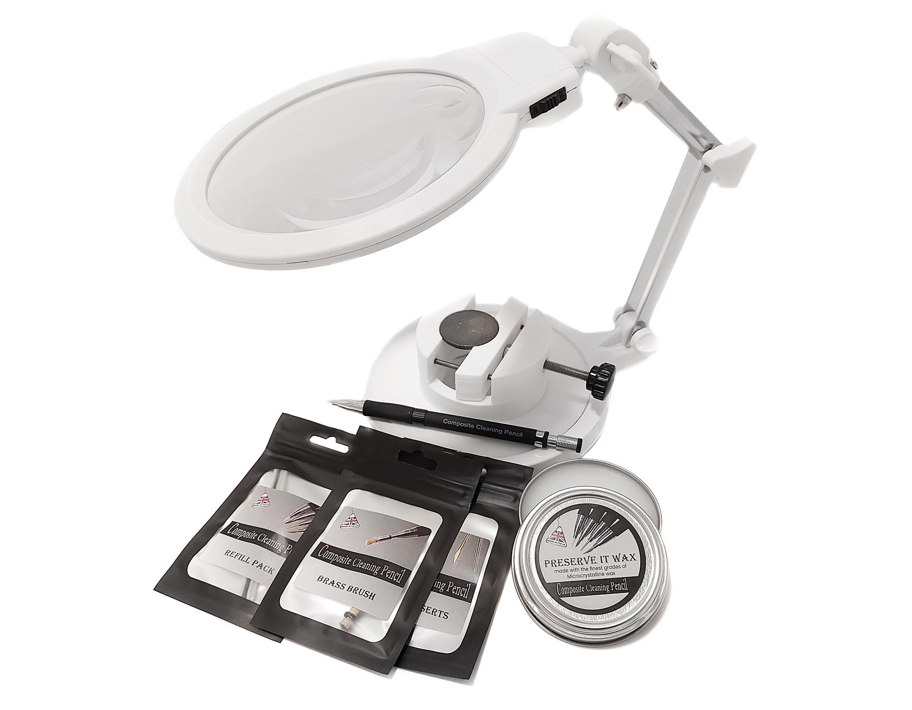 Magnifying Cleaning Station Full Kit