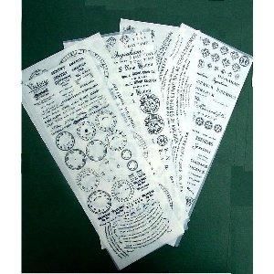 GRAND ASSORTIMENT DE DECALQUAGES