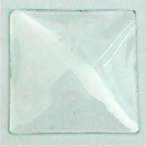VERRE CONVEXE CARRE A BORD DEPOLI 68mm.