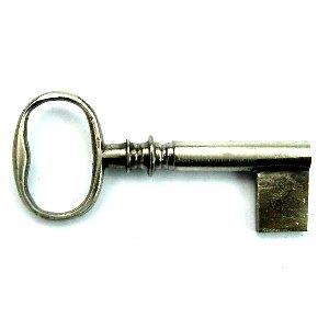 CLEF DE FANTAISIE COULEE STYLE 1. 25mm.