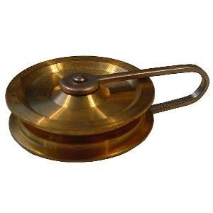 POULIE POUR PENDULE DE PARQUET CHAINEE 38MM DE DIAMETRE