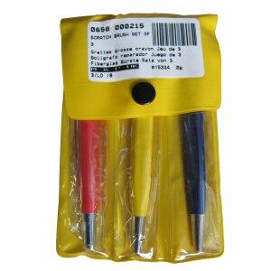 Grattes brosse crayon Jeu de 3