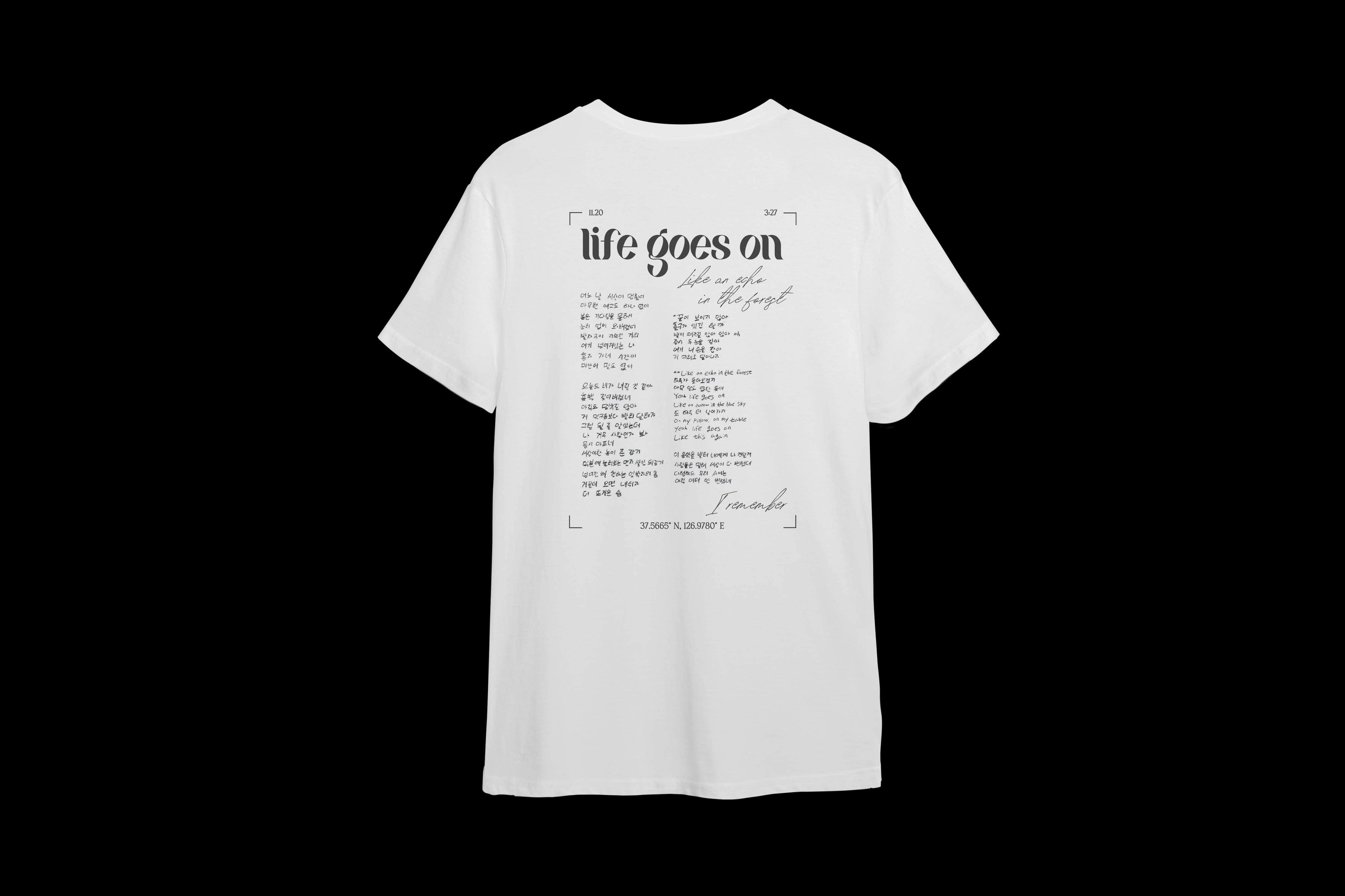 【新品/公式】BTS Life Goes On Tシャツ Lサイズ
