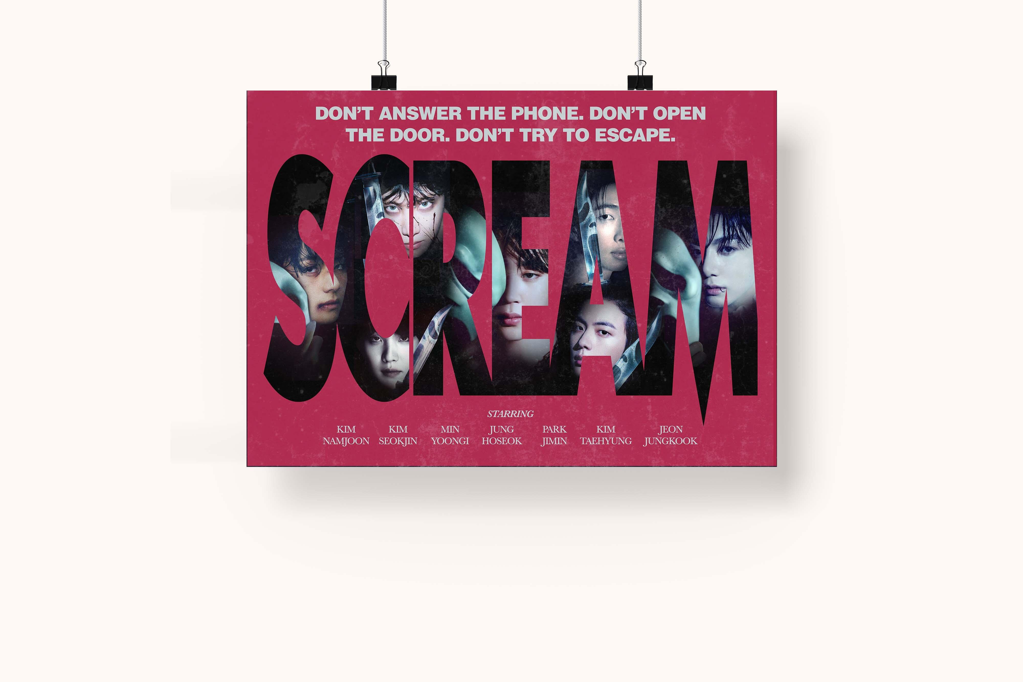 BTS Suga 'Edward Scissorhands' Halloween Horror Movie Inspired Tote Bag