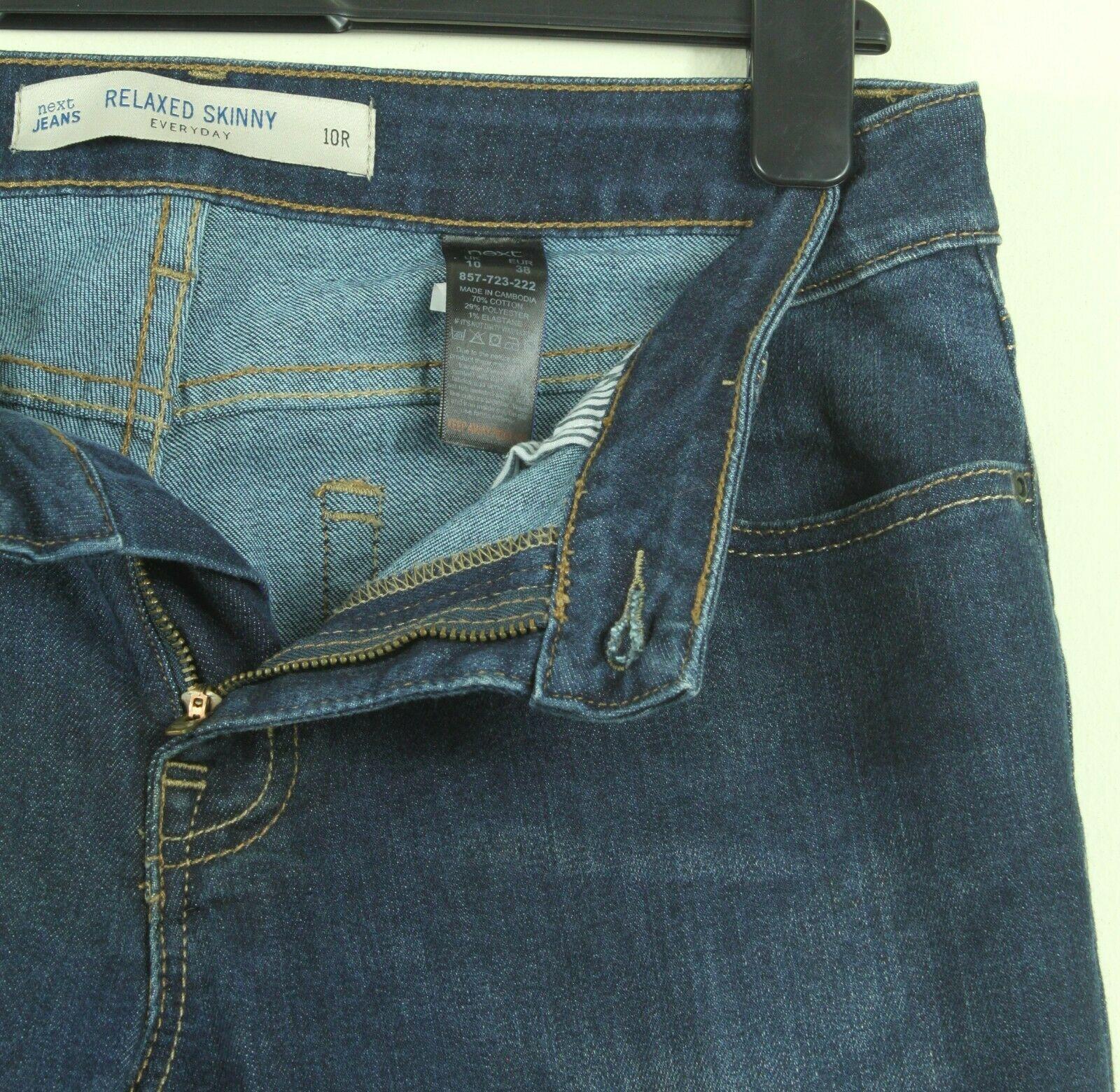 Next relaxed skinny everyday jeans Size 10R