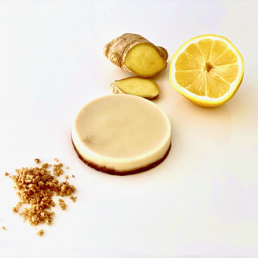 Yuzu & Ginger Vegan Cheesecake