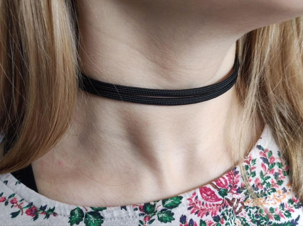 Minimalist leather day collar, subtle jewellery for submissives