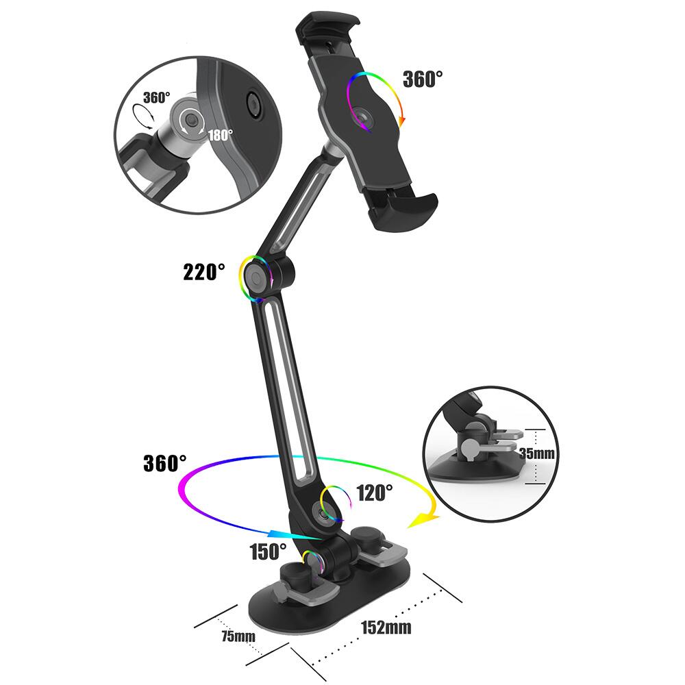 1456 Suction Mount Articulation