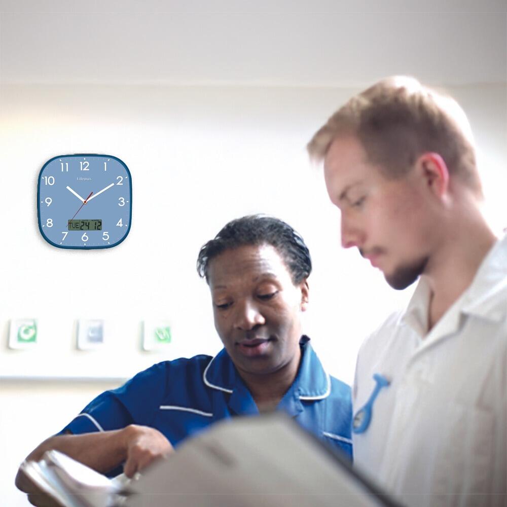 Introducing The Lifemax New Blue Dementia-Friendly Day Date Wall Clock - Arriving End of May 2026