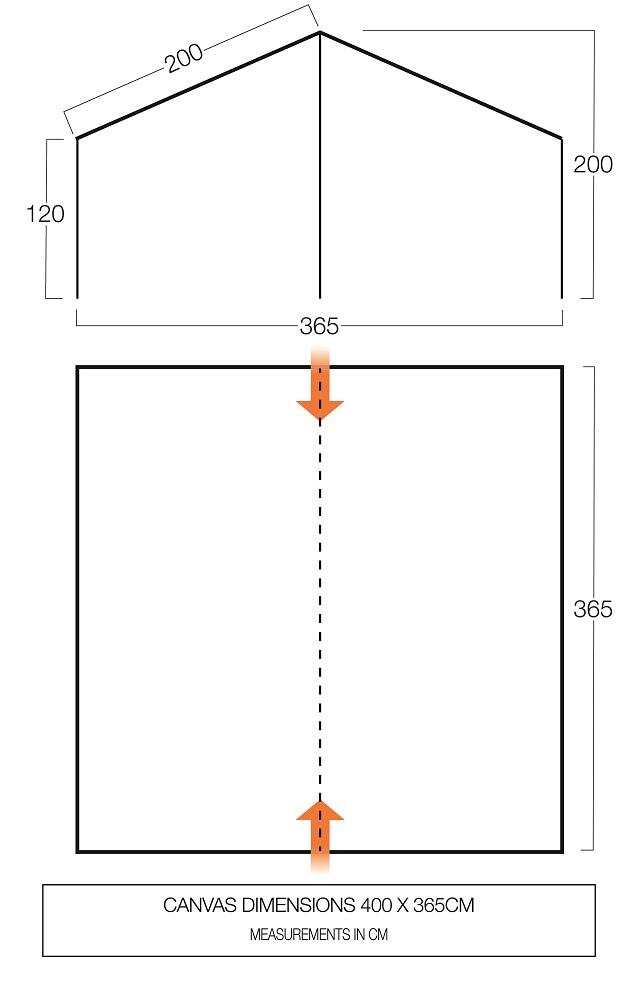 Dining Shelter 2 - White - Additional Image 1