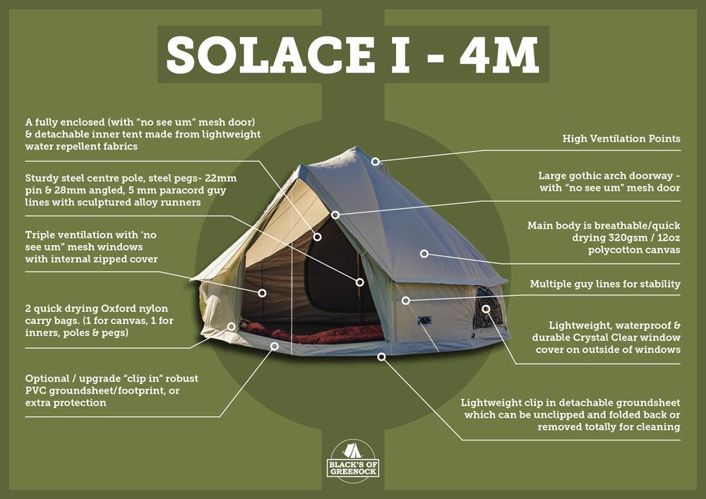 Blacks of Greenock | Solace I Bell Tent 4M