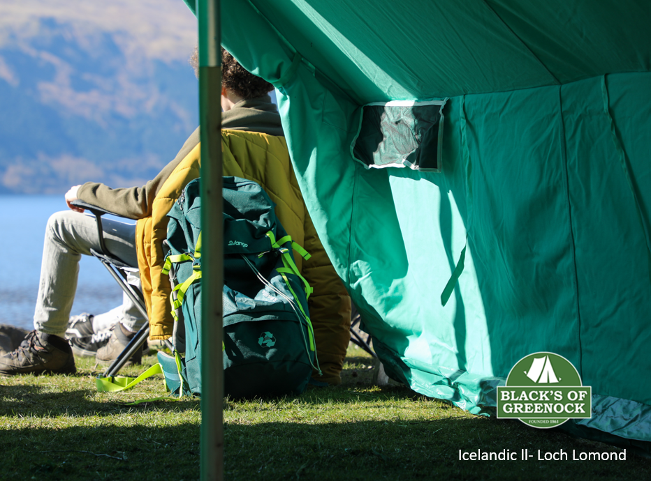 Icelandic ll tent- Loch Lomond Scotland, summer 2023