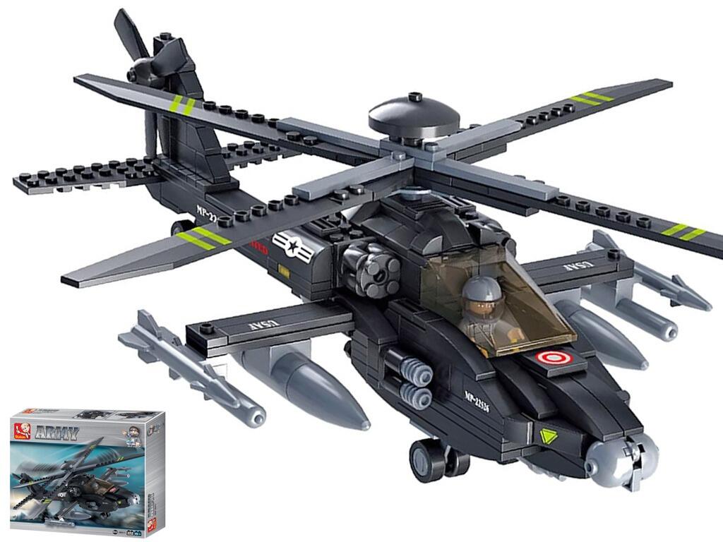 USAF Apache Helicopter B0511 toy bricks & blocks | military toys
