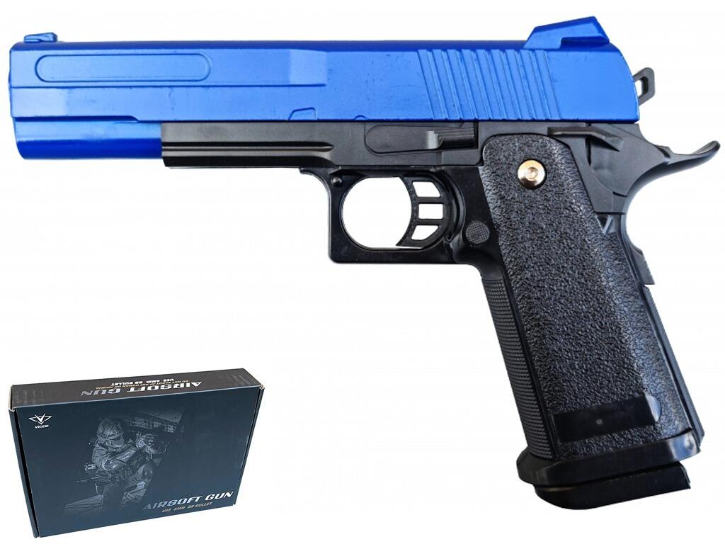 V306 BB gun 1911 spring airsoft pistol black 2 tone | Military Toys