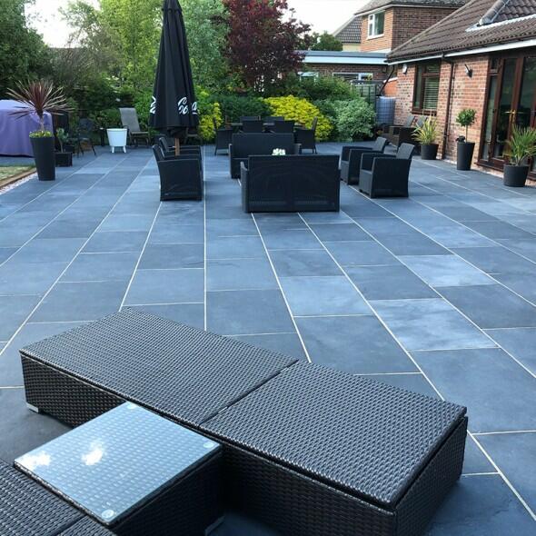 Black Limestone 600 x 900 Calibrated & Sawn Edge
