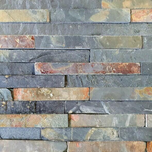 Rustic Bronze Slate Wall Cladding