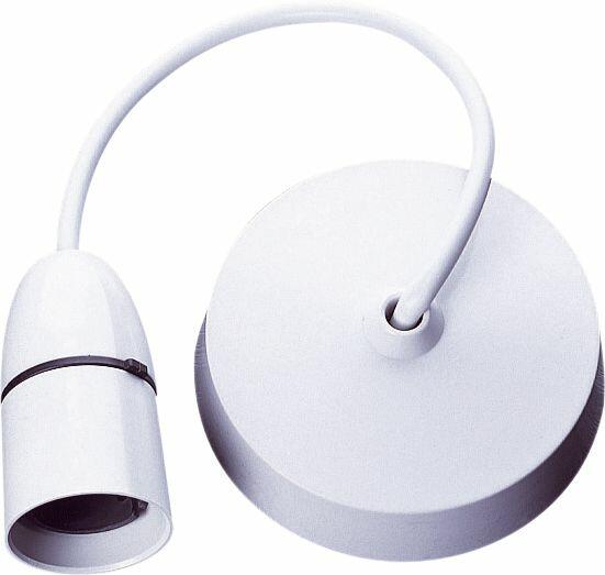 Eagle  T1 Pendant Lamp Holder with Ceiling Rose 60w, E301KB