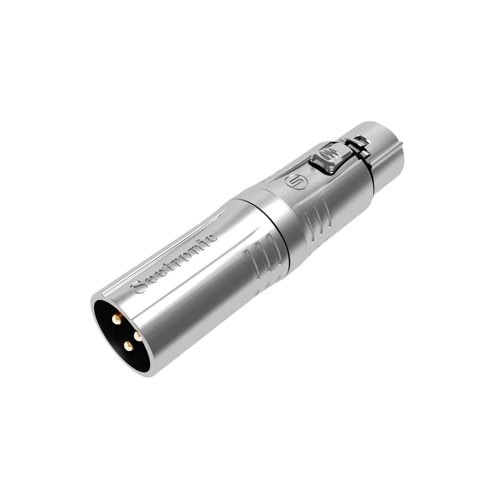 CONN1037, Seetronic XLR DMX Adaptor, 3-Pin Male to 5-Pin Female MA3M5F