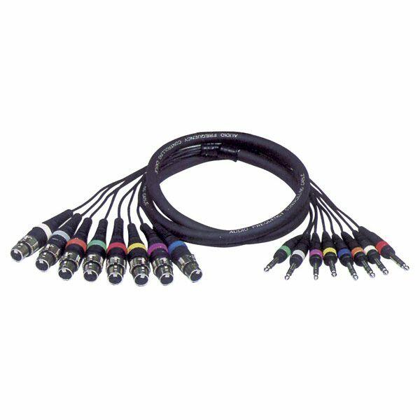 DAP Studiosnake  8 Way  XLR Female to Jack Stereo 6mtr