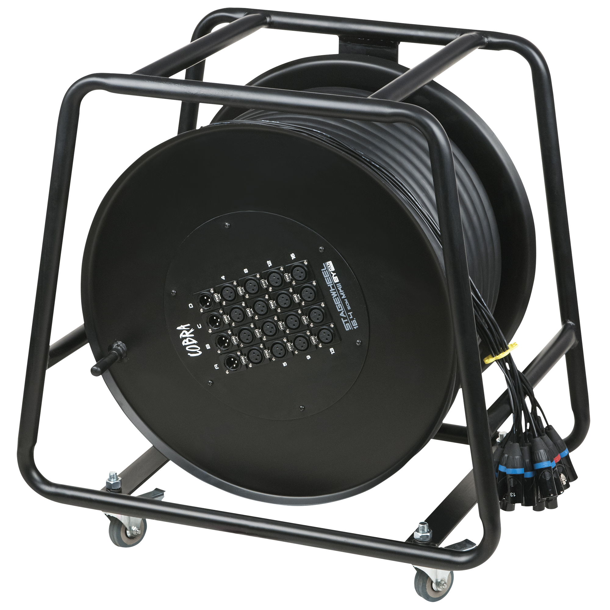 DAP CobraX Stagewheel 16/4 - 16 Inputs / 4 Outputs - 50m