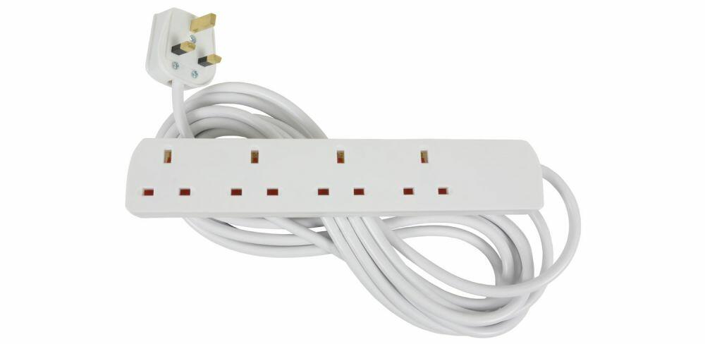 Mercury 4 Gang Extension Lead With Surge Protection 5m - DJ Solutions Store