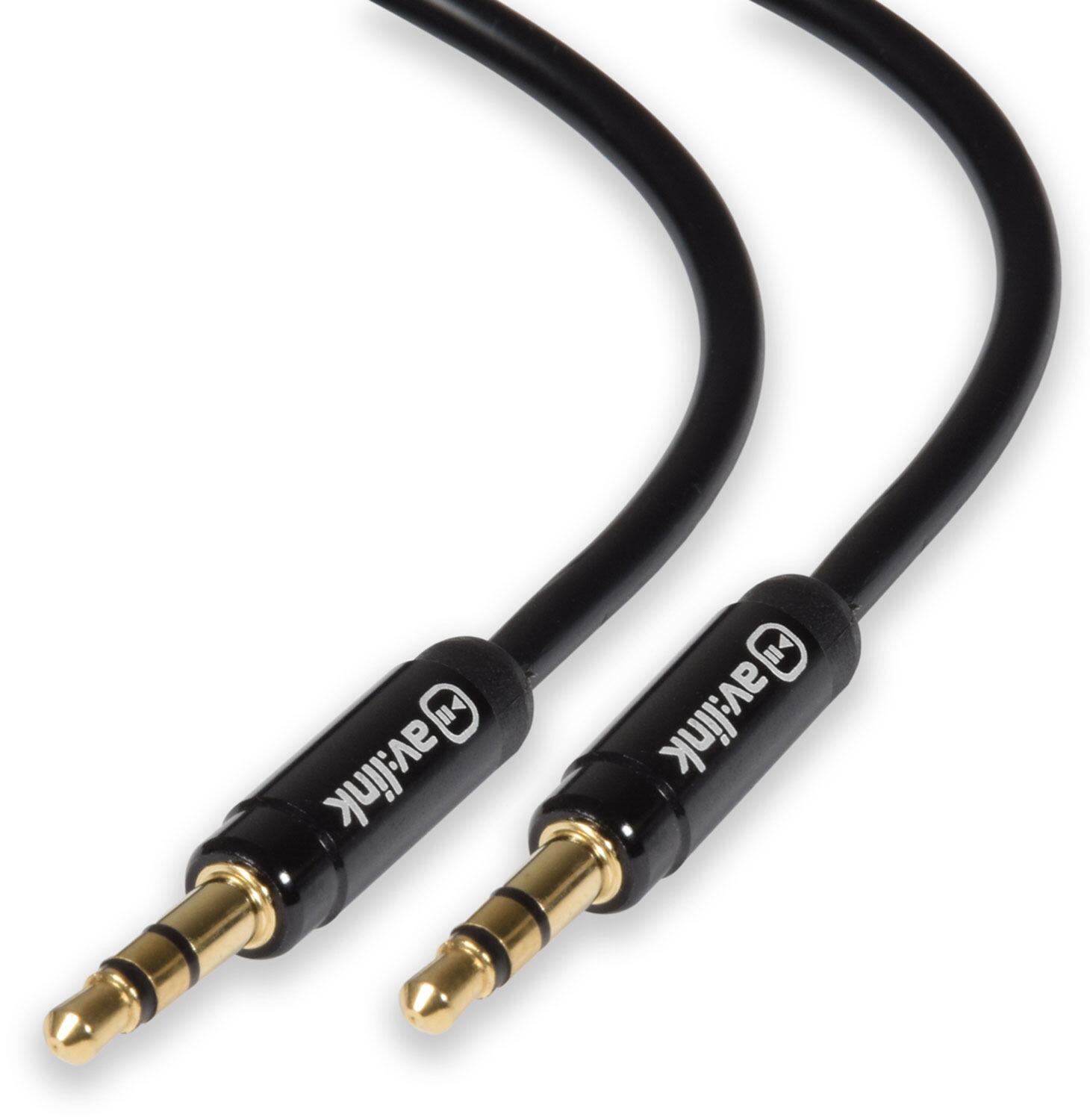 AV:Link Precision 3.5mm Stereo plug to 3.5mm stereo plug lead - 1.5 Metres - 112.130UK