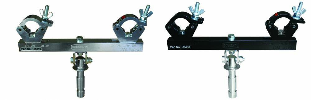 Doughty T55815 Solid Swivel Truss Adaptor (Black) (250Kg)