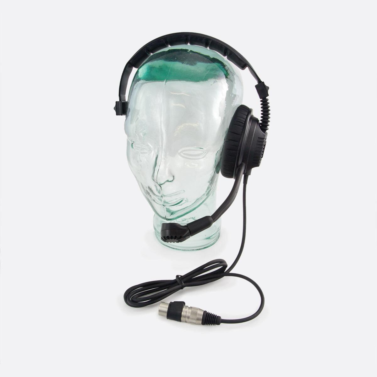 TecPro SMH217 Single muff headset, XLR 4 pin, for use with BP167, 27-217