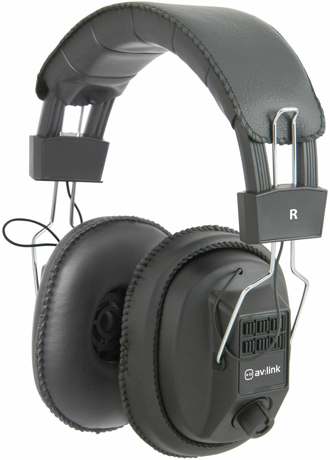 AV:Link MSH40, Mono/stereo headphones with volume control - 100.616UK