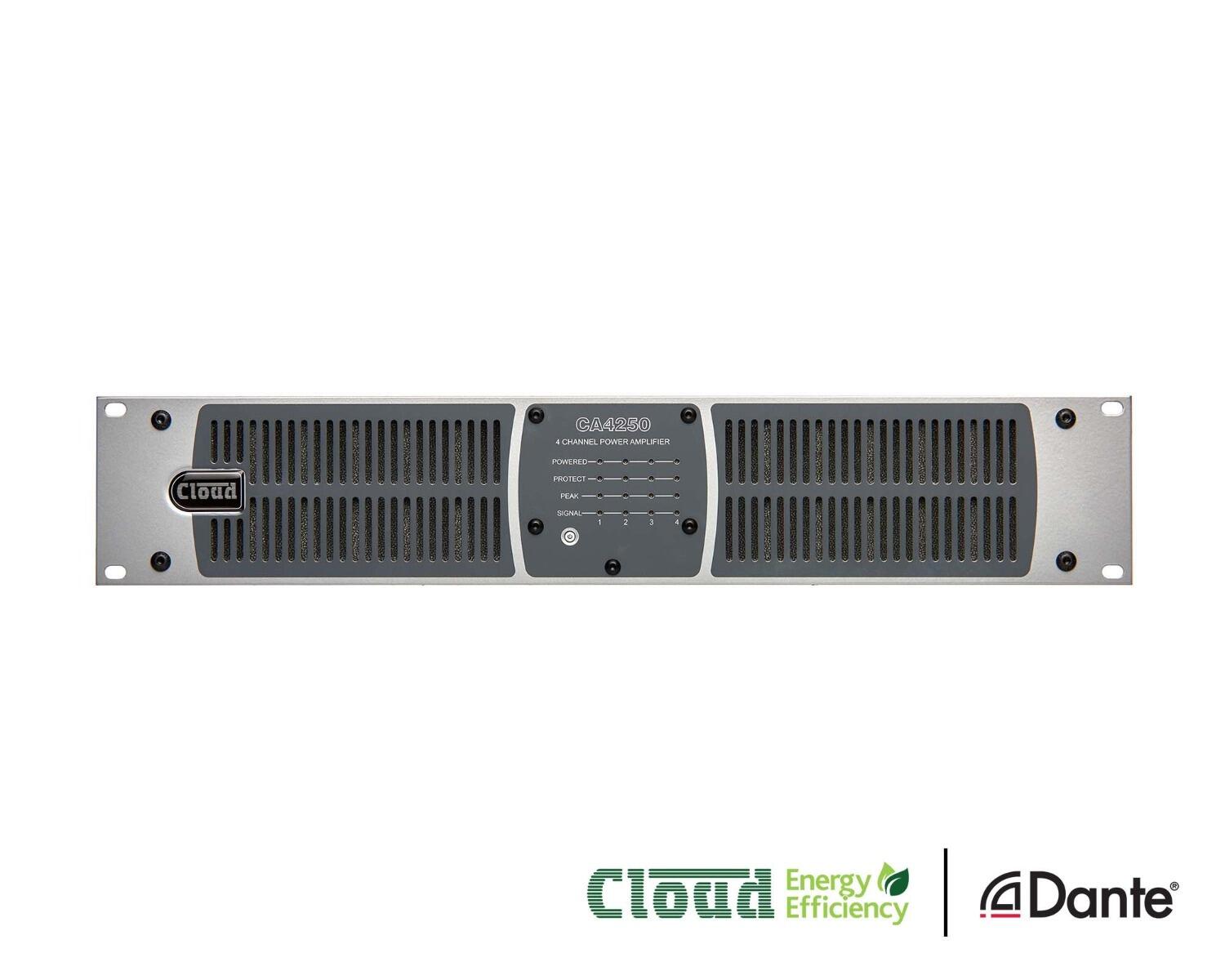 Cloud CA4250EK 4 x 250W @Ohm?-70V-100V Digital amplifier