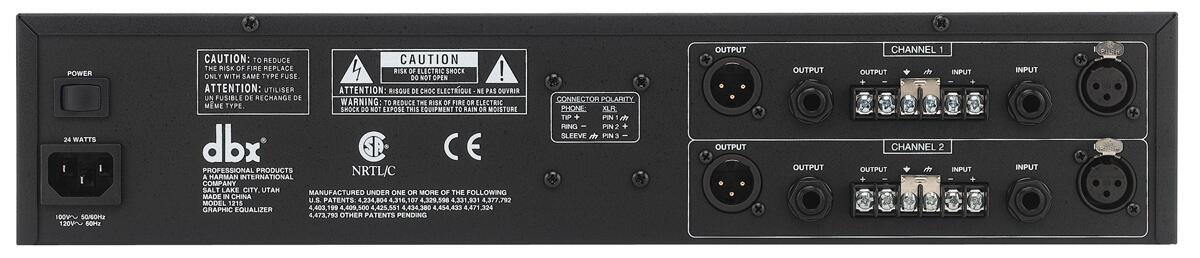 DBX 1215 Double Graphic Equalizer | Bax Music