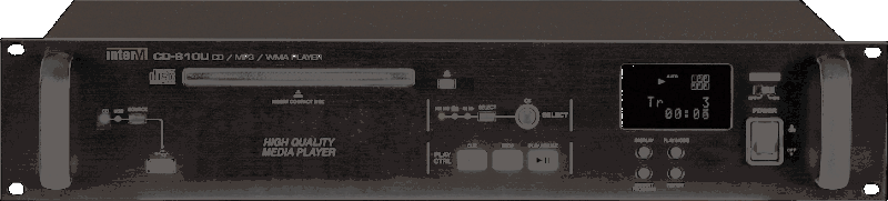 Inter M CD610U CD/USB Player, 24v DC Input with RS232 control