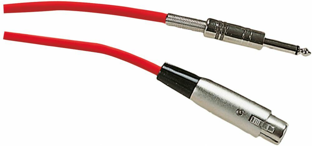 SoundLAB Standard Unbalanced 3 Pin XLR to 6.35 mm Jack Plug Microphone Lead 6M Lead Length (m) 6, G113C