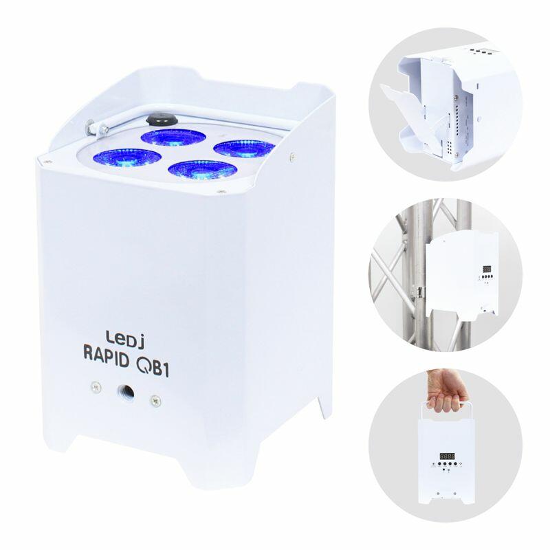 LEDJ Rapid QB1 RGBW (White Housing), LEDJ351A