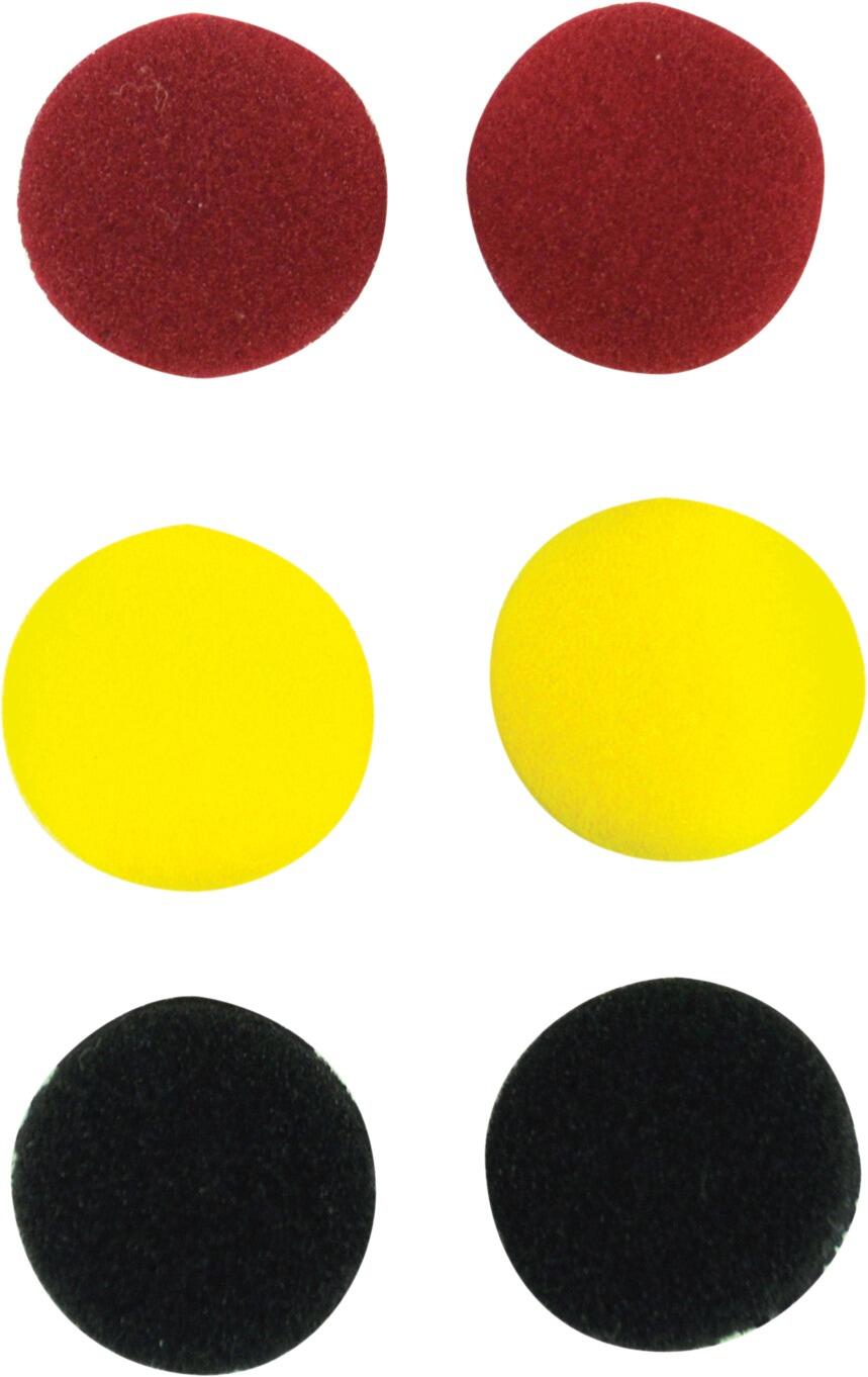 SoundLAB Coloured Replacement Earphone Pads x 3 Pairs Pad Size 18mm, A070AC