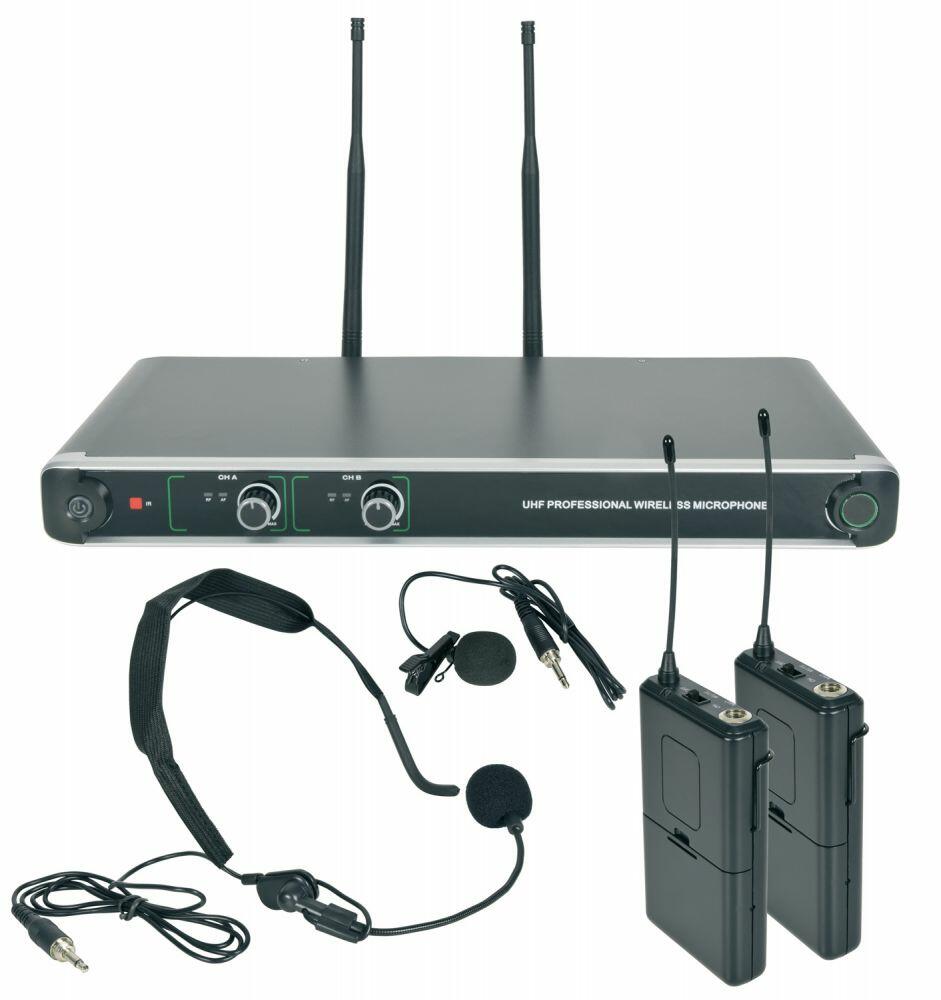 Chord NU20-N Dual UHF Beltpack with Neckband + Lavalier Mic - 171.926UK