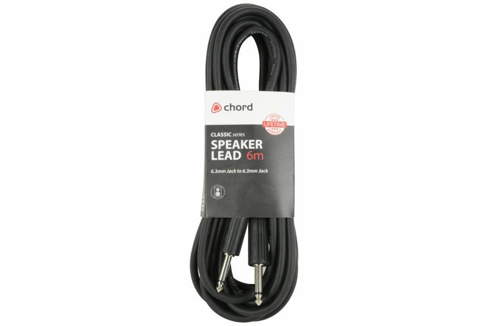 Citronic Loudspeaker Lead, Jack to Jack 6m - 190.185UK
