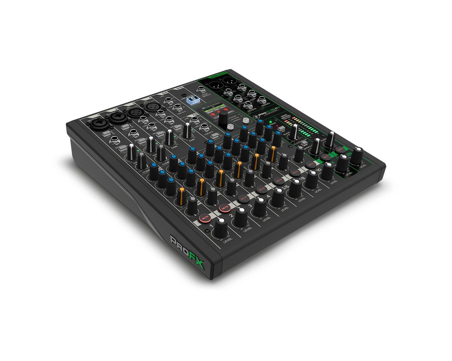 Mackie ProFX10 v3 Audio Mixer, 10 Channel with ffects