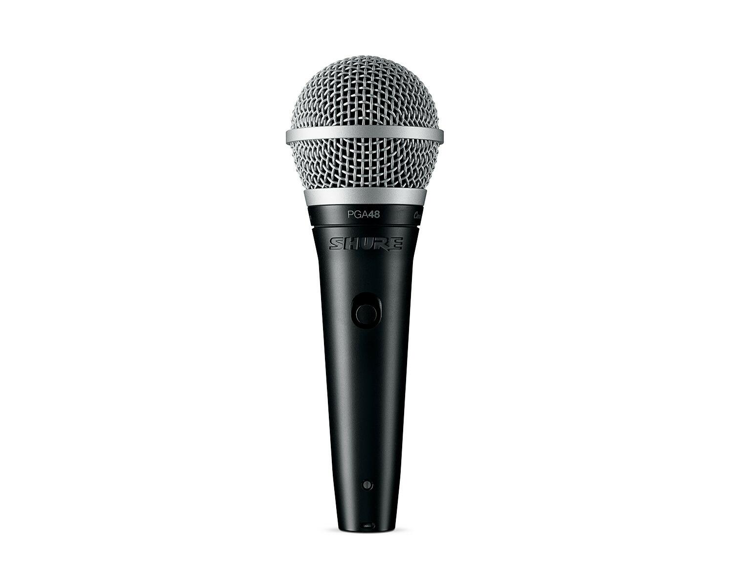 Shure PGA48-QTR Cardioid Dynamic Vocal Microphone with XLR-QTR Cable