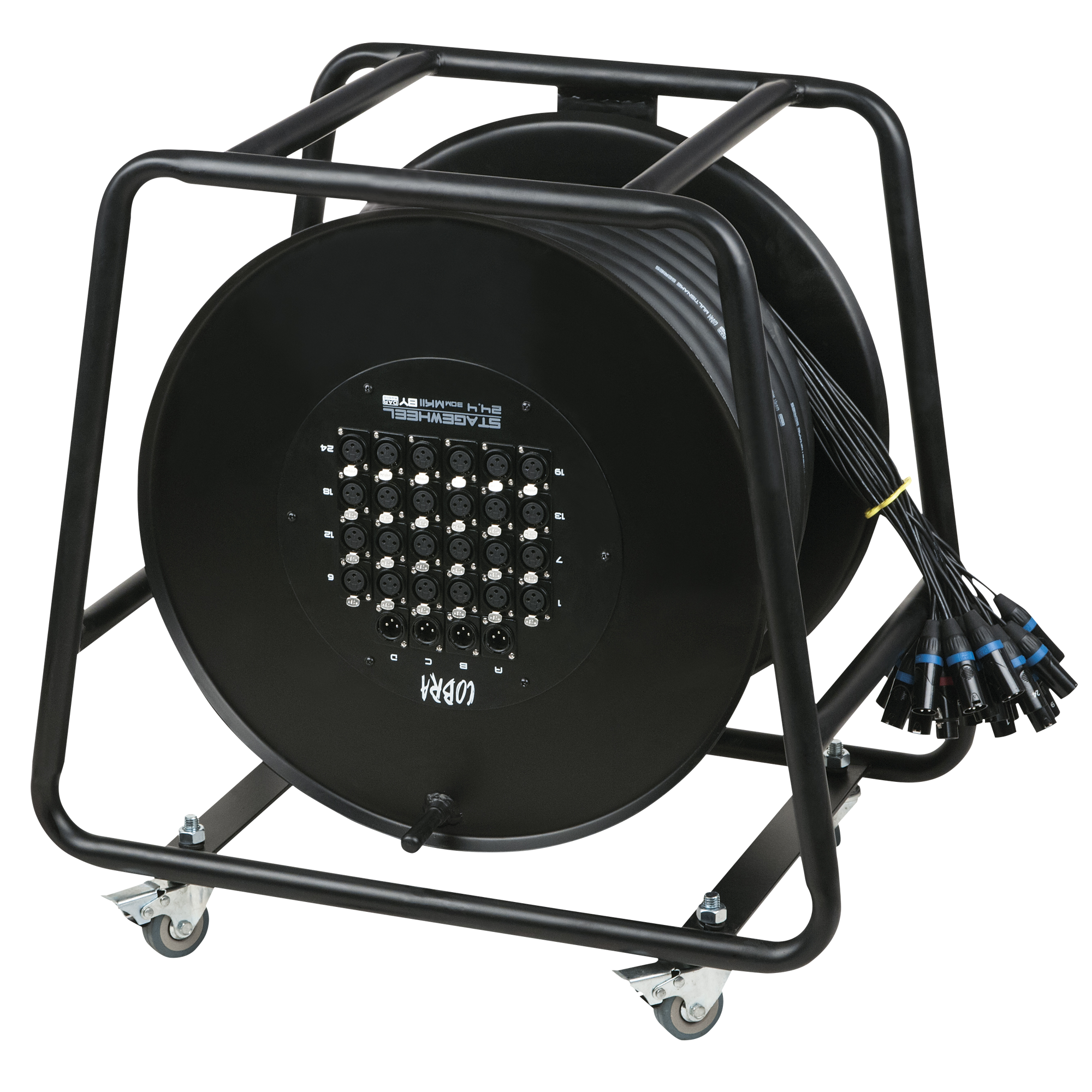DAP CobraX Stagewheel 24/4 - 24 Input / 4 Output - 30m