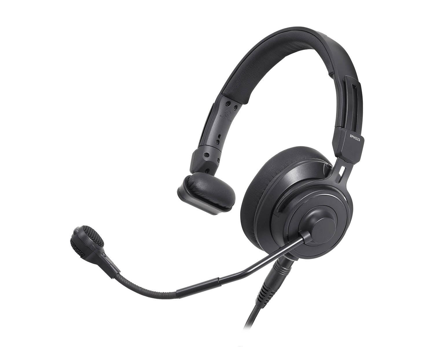 Broadcasting Headset Audio Technica BPHS2S-UT Single-Ear Broadcast Headset Dynamic Mic ...