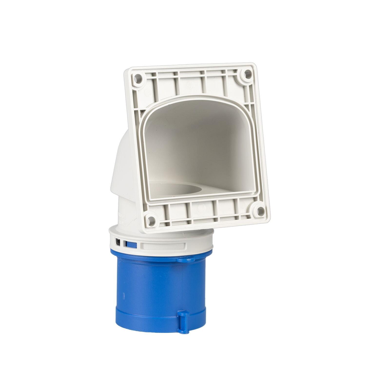 PCE 32A 230V 2P+E Flanged Angled Inlet 77723-6