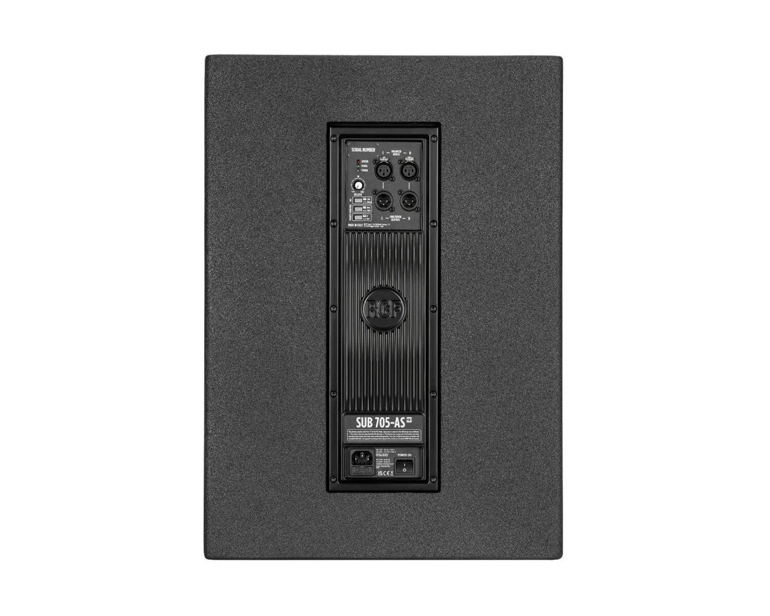 RCF SUB 705AS MK3 15" Birch Ply Active Subwoofer with DSP 1400W Black
