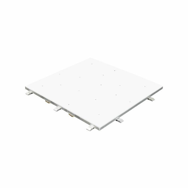 LEDJ White RGB Starlit 2ft x 2ft Dance Floor Panel (3 sided), LEDJ432